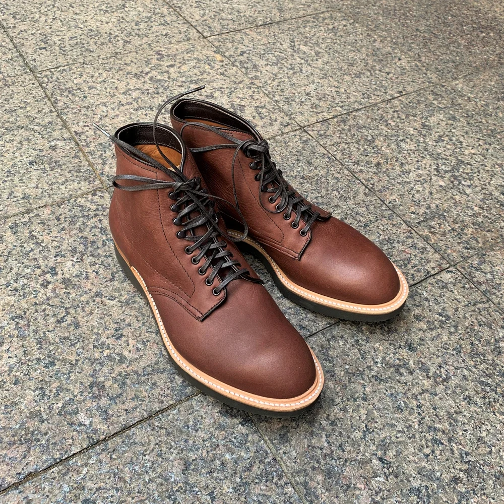 D5828hblk Utica Brown Calf — mouldedshoe
